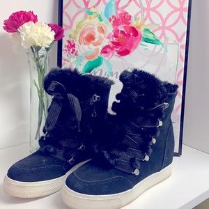 Steve Madden Wharton Faux Fur Sneaker Bootie